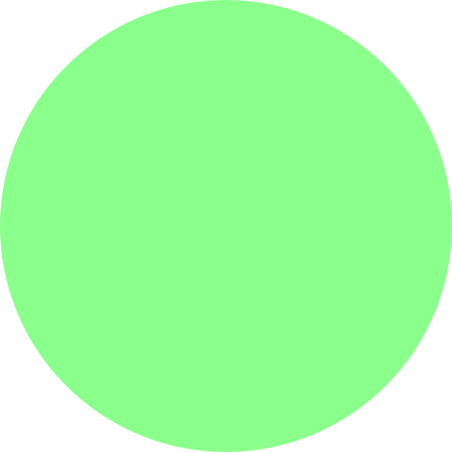 transparent circle green