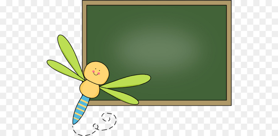 Transparent classroom green board