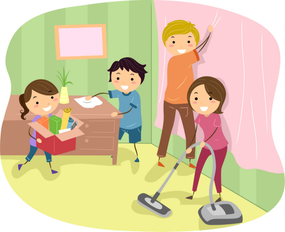 clean up clipart classroom