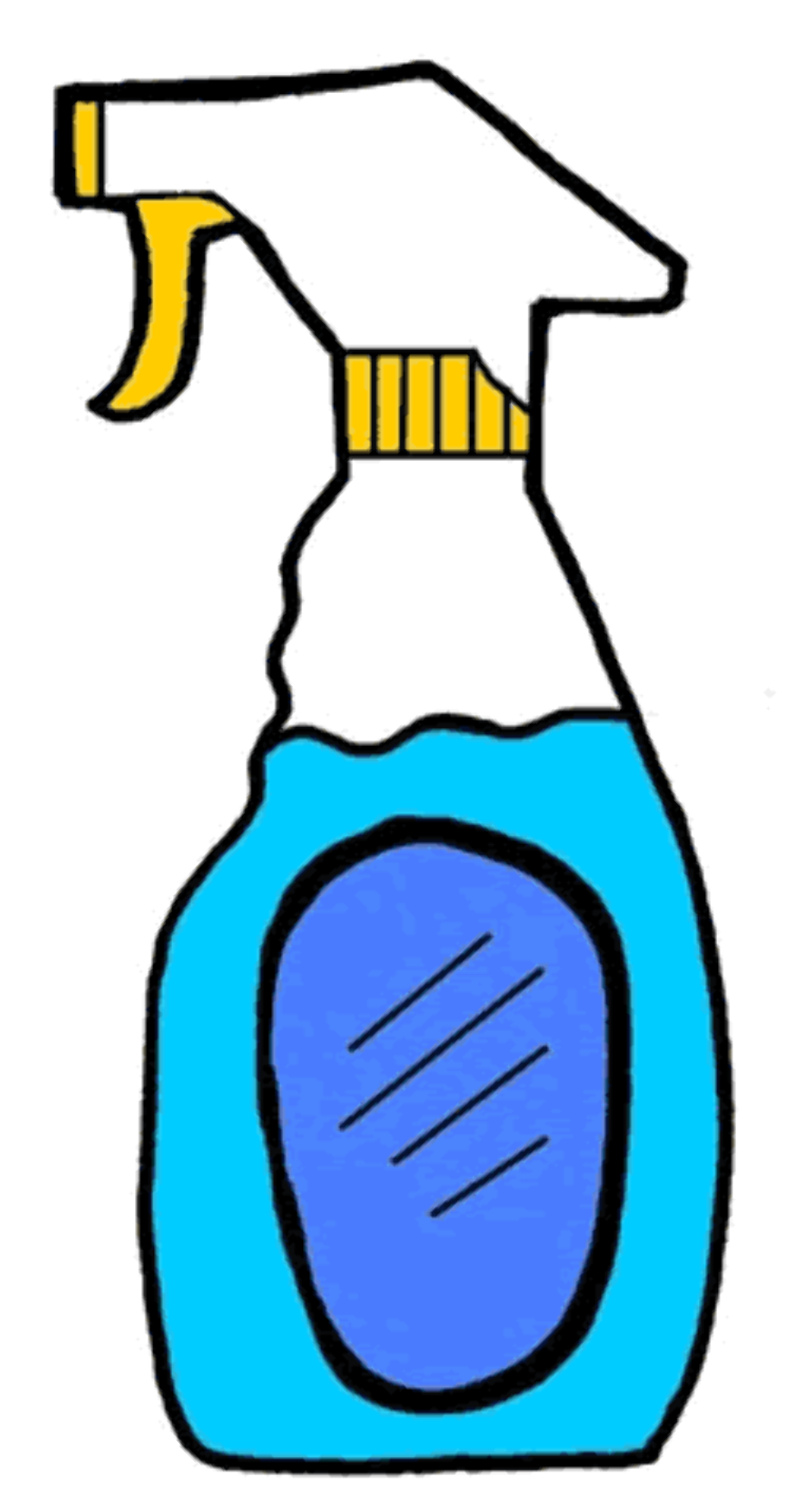 clean up clipart disinfectant spray