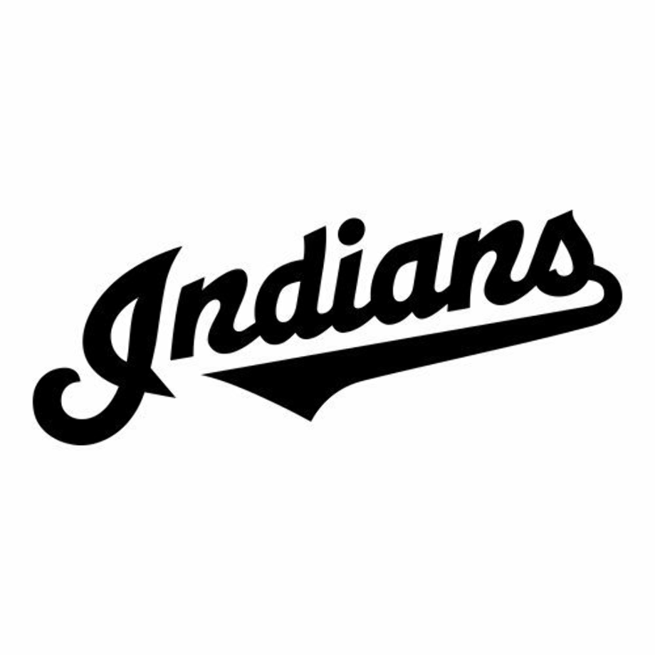 indians logo black