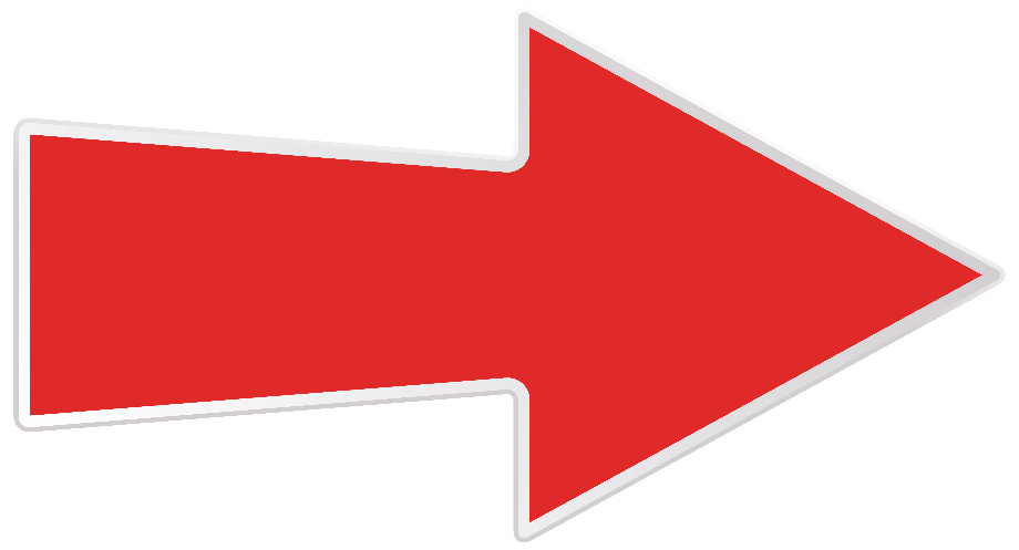 arrow transparent background red