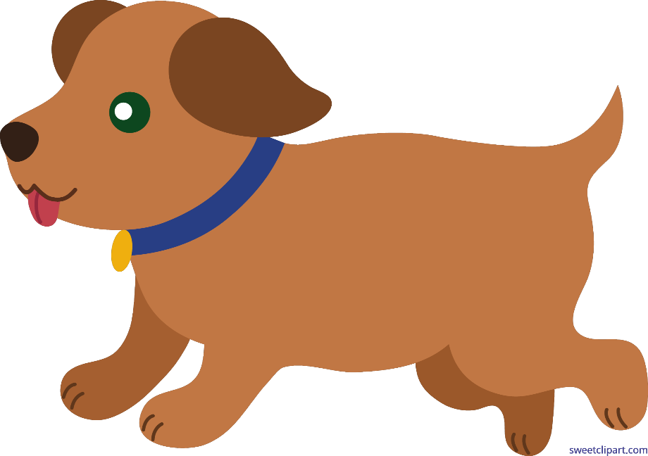 clipart dog brown