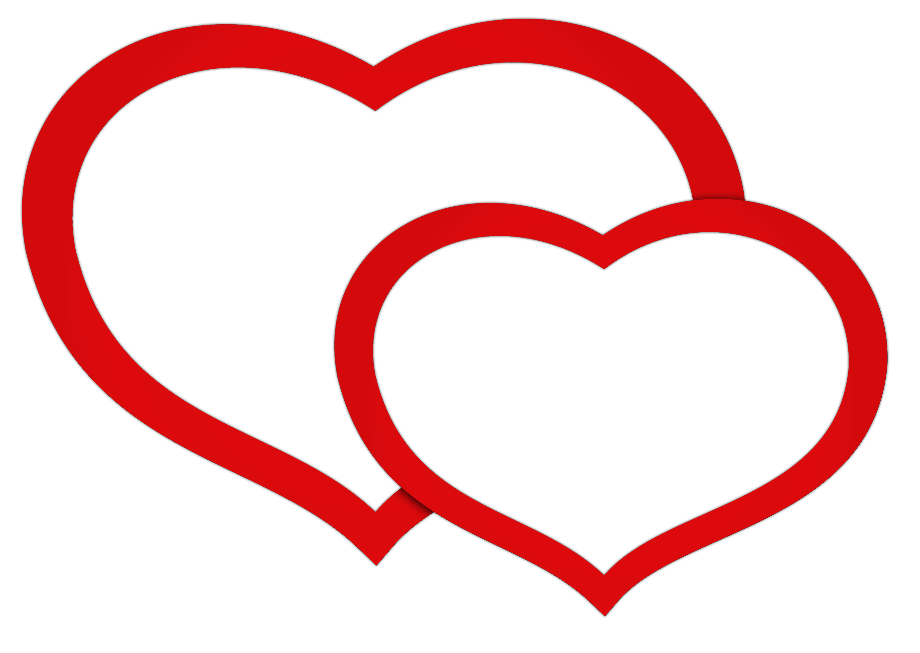 heart clipart free double