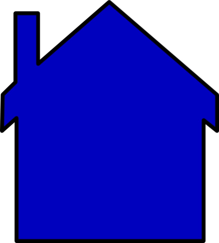 Download High Quality clipart house blue Transparent PNG Images - Art ...