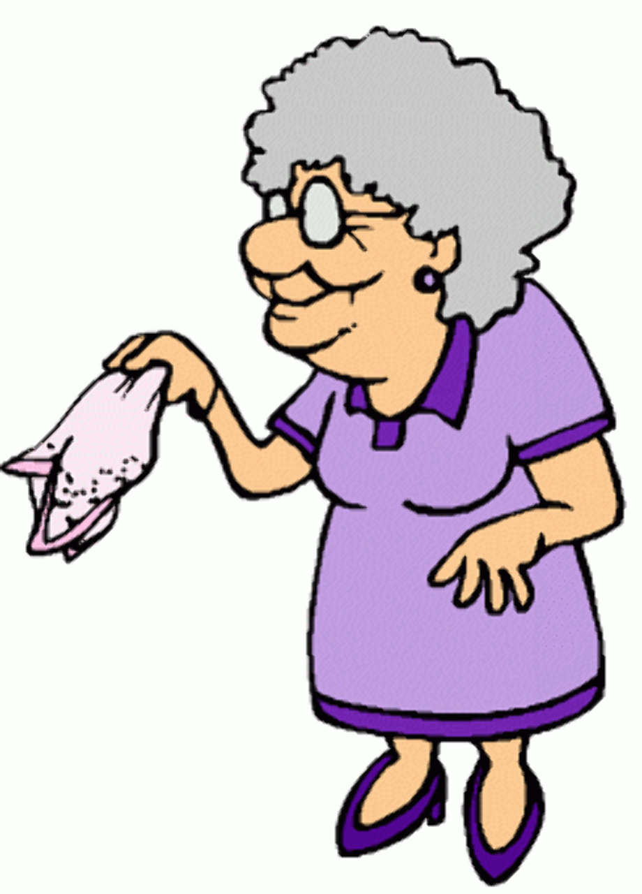 Анимационная бабушка