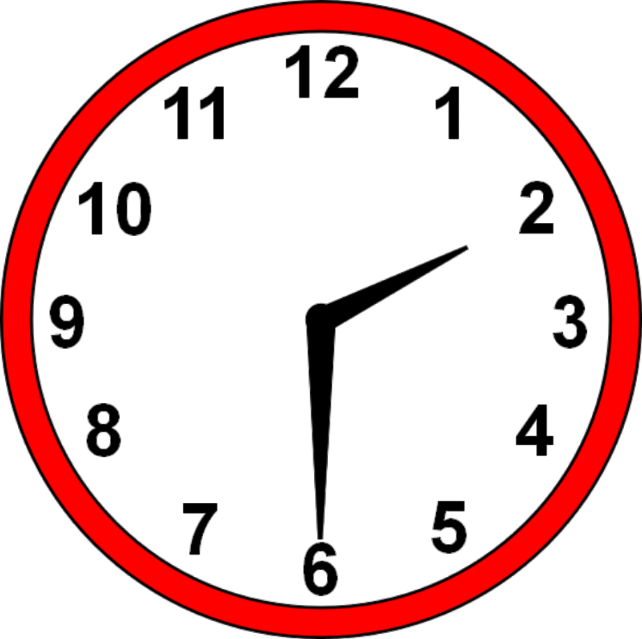 Download High Quality Clock Clipart Half Past Transparent PNG Images 
