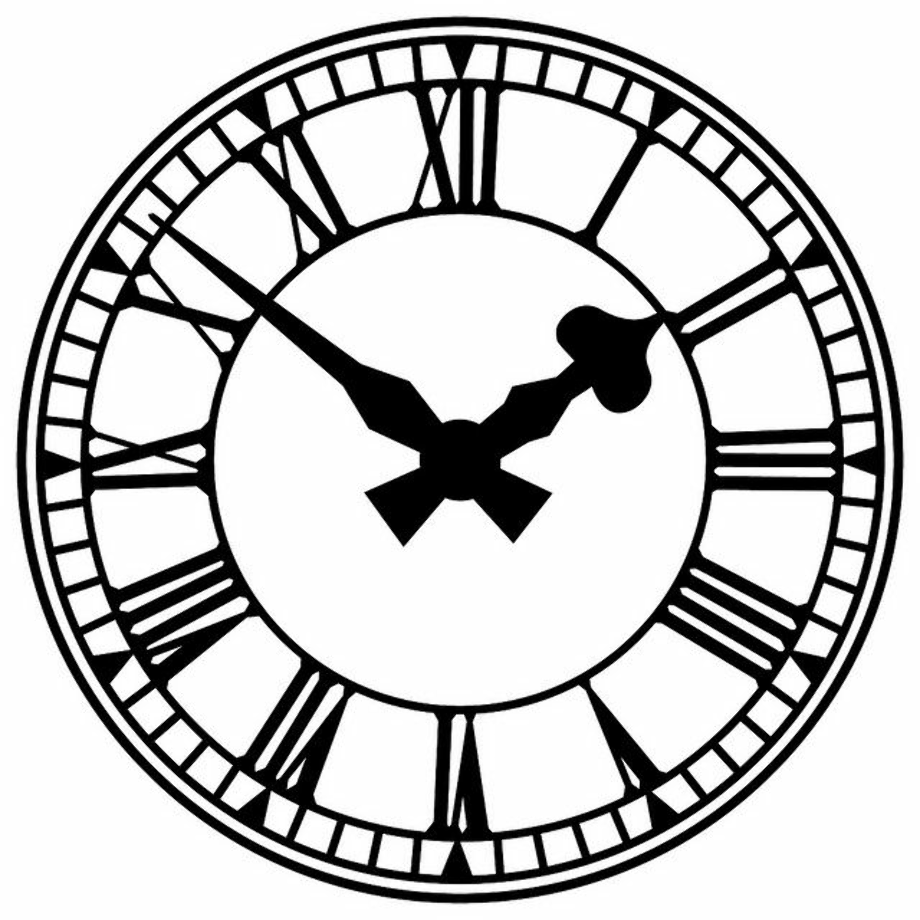 clock clipart old