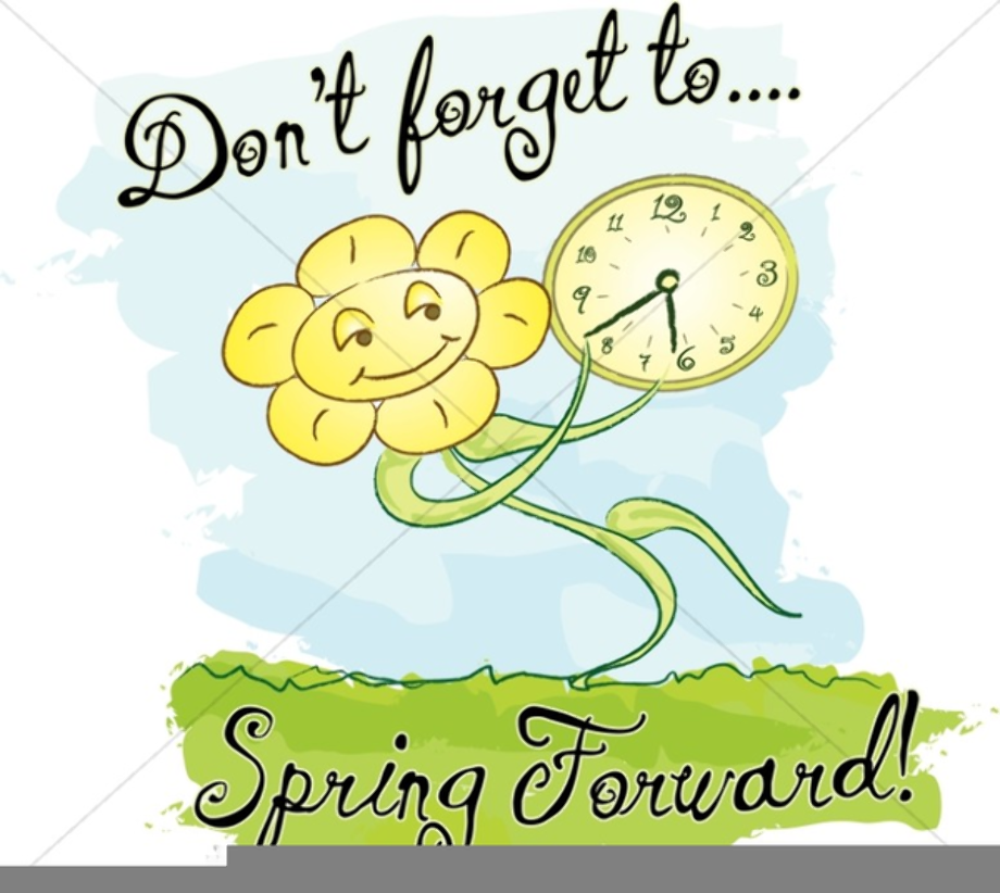 clock clipart spring forward