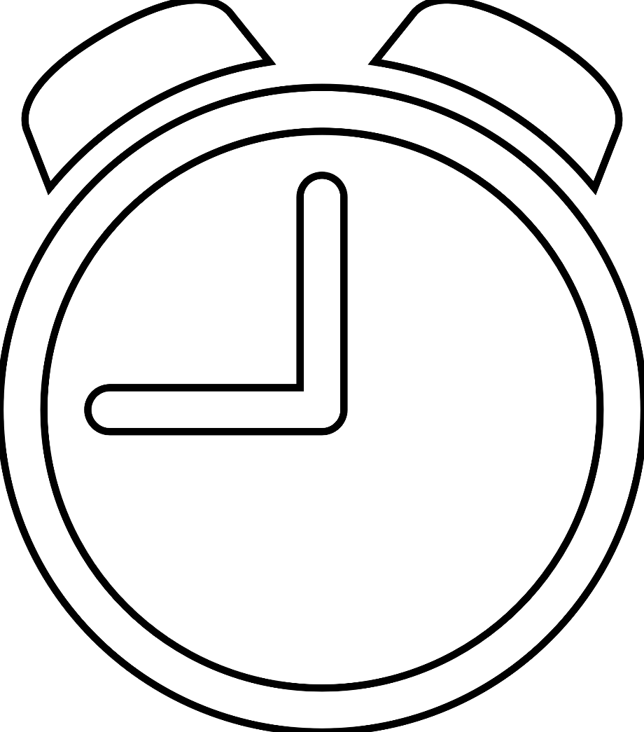 Download High Quality clock clipart white Transparent PNG Images - Art