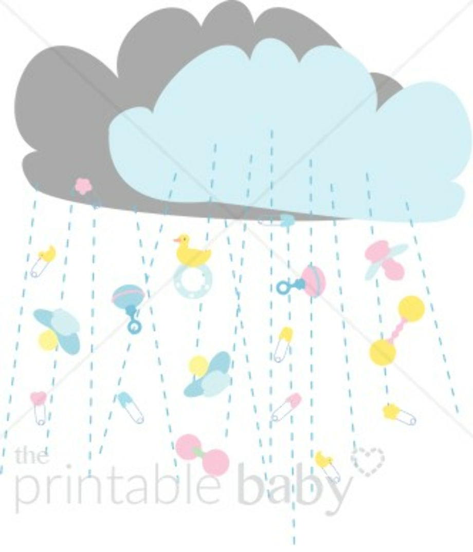 clouds clipart baby shower