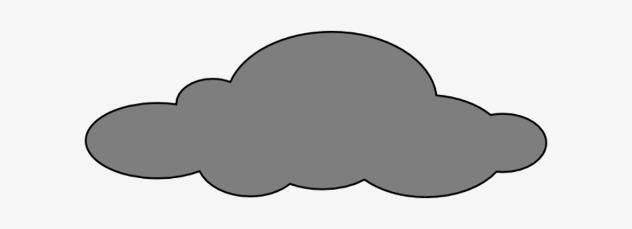 cloud clipart grey