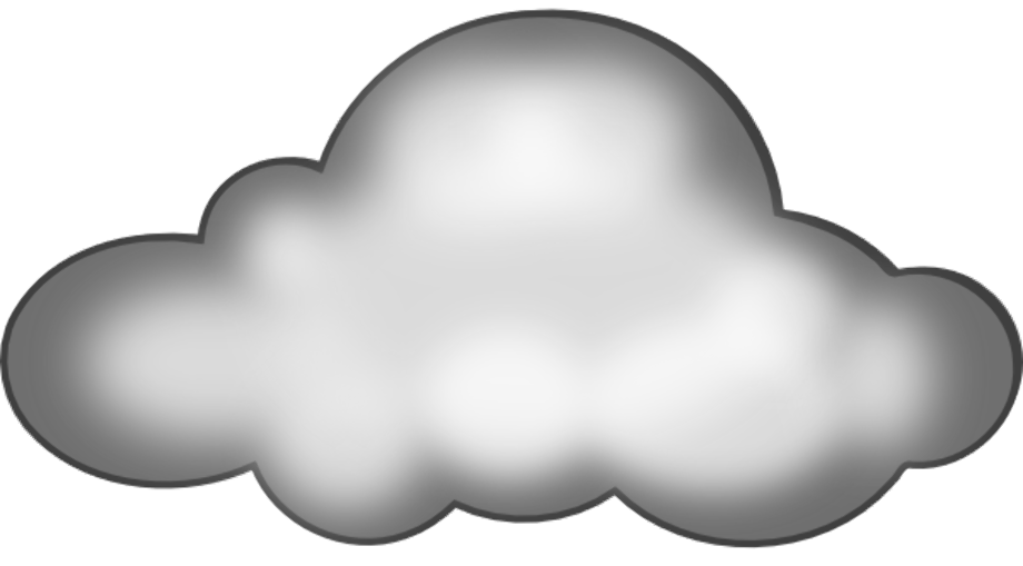 cloud clipart gray