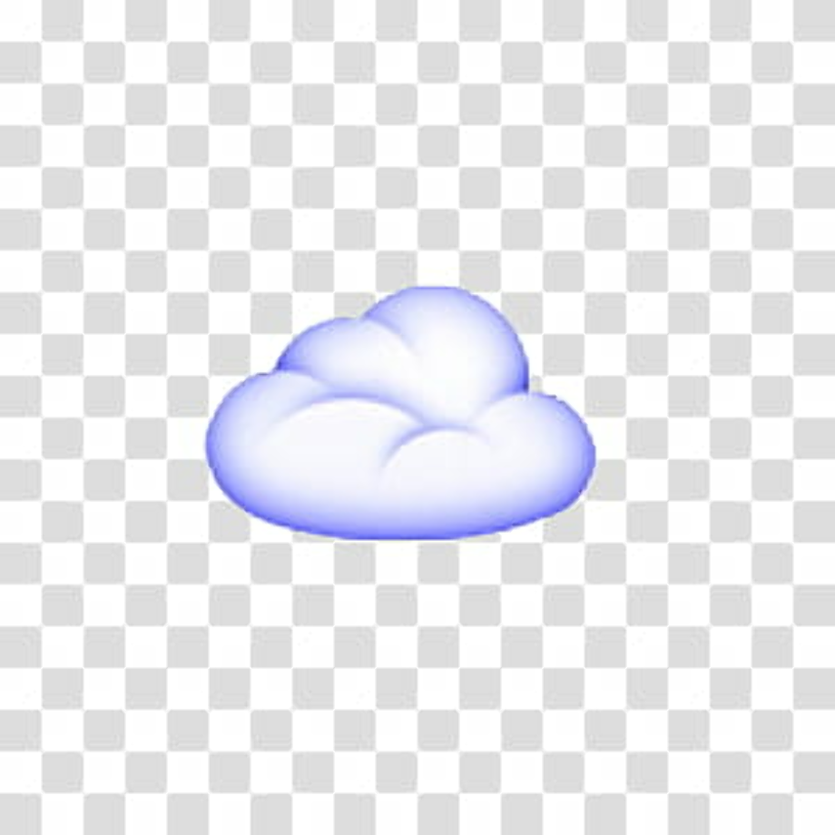 clouds transparent emoji