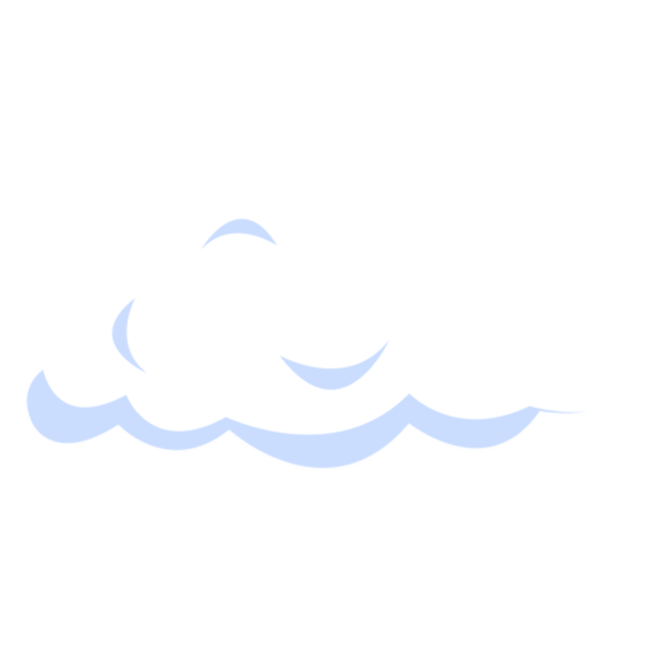 clouds transparent puffy