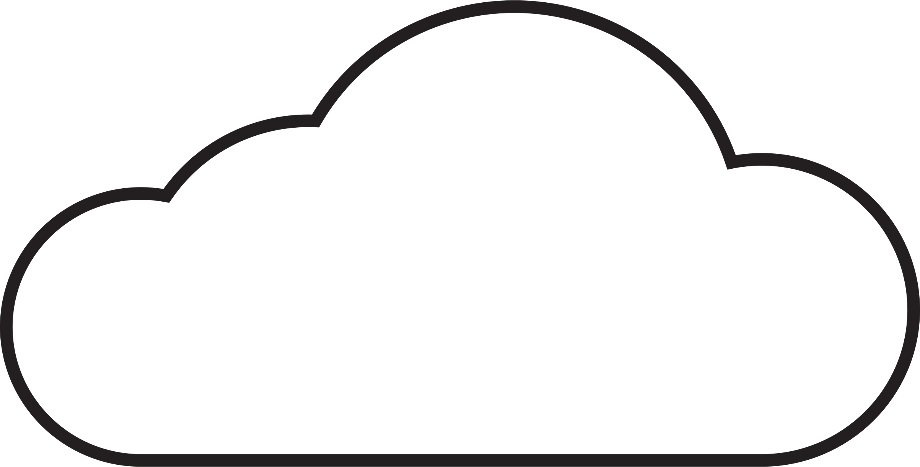 Download High Quality clouds clipart outline Transparent PNG Images