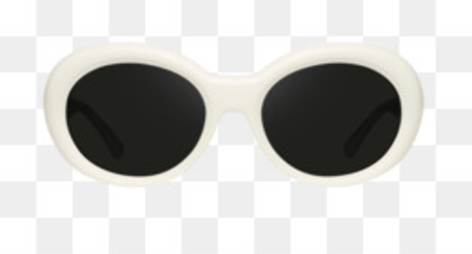 clout goggles clipart spiral side