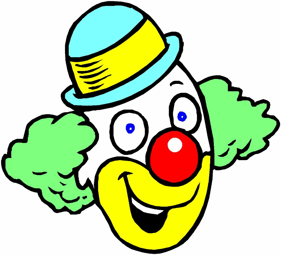 clown clipart friendly