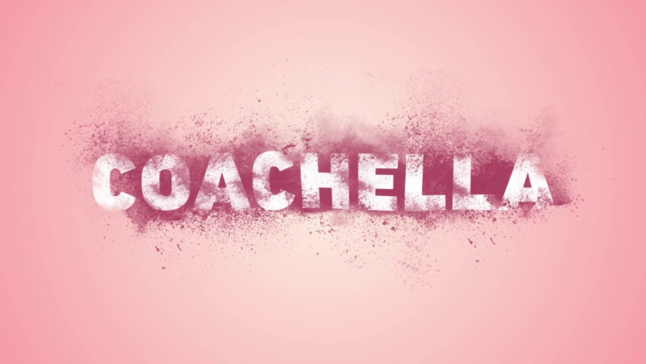 coachella logo pink