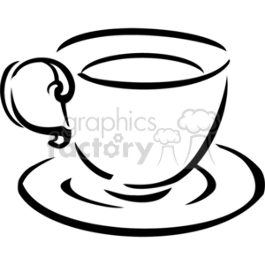 cup clipart outline