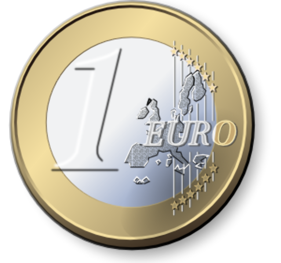 coin clipart euro