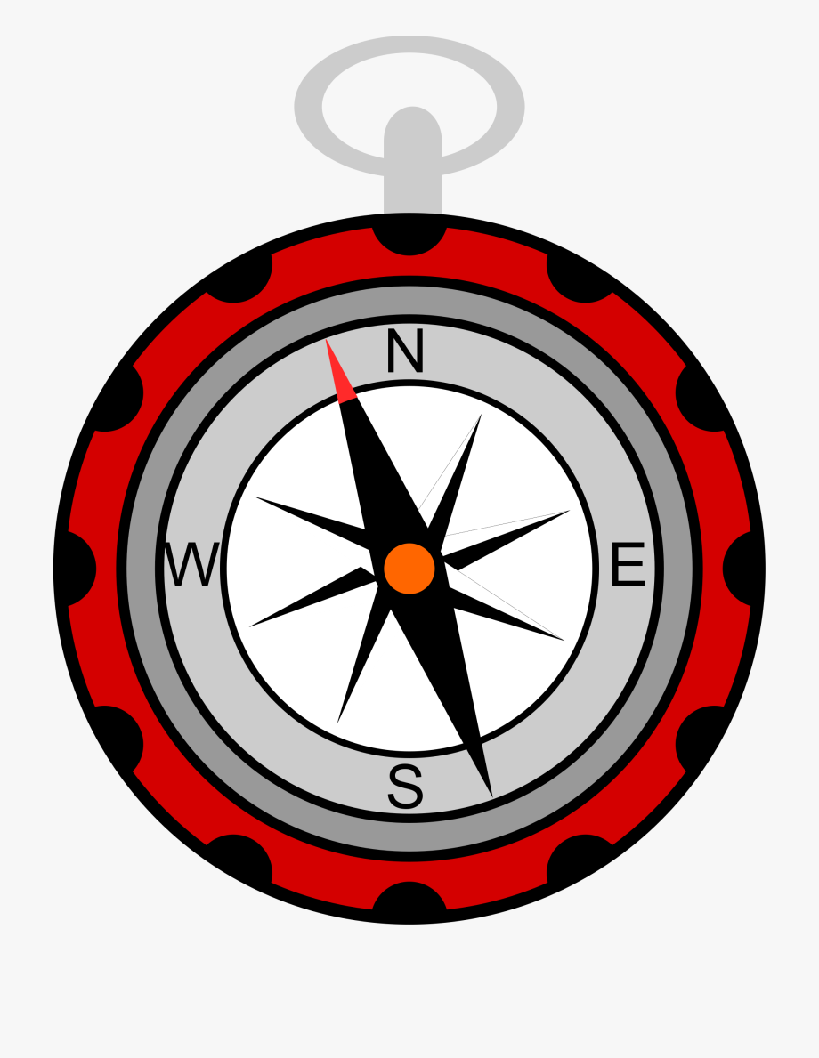 compass clip art red