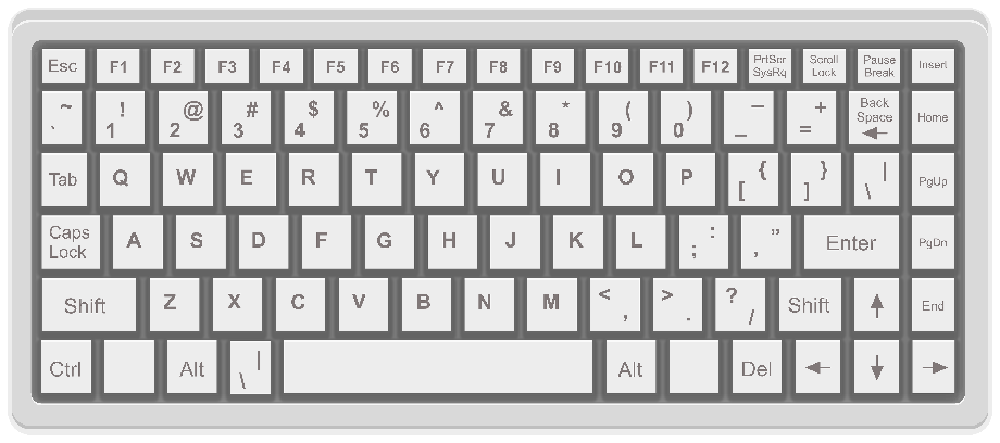 Download High Quality computer clipart keyboard Transparent PNG Images ...