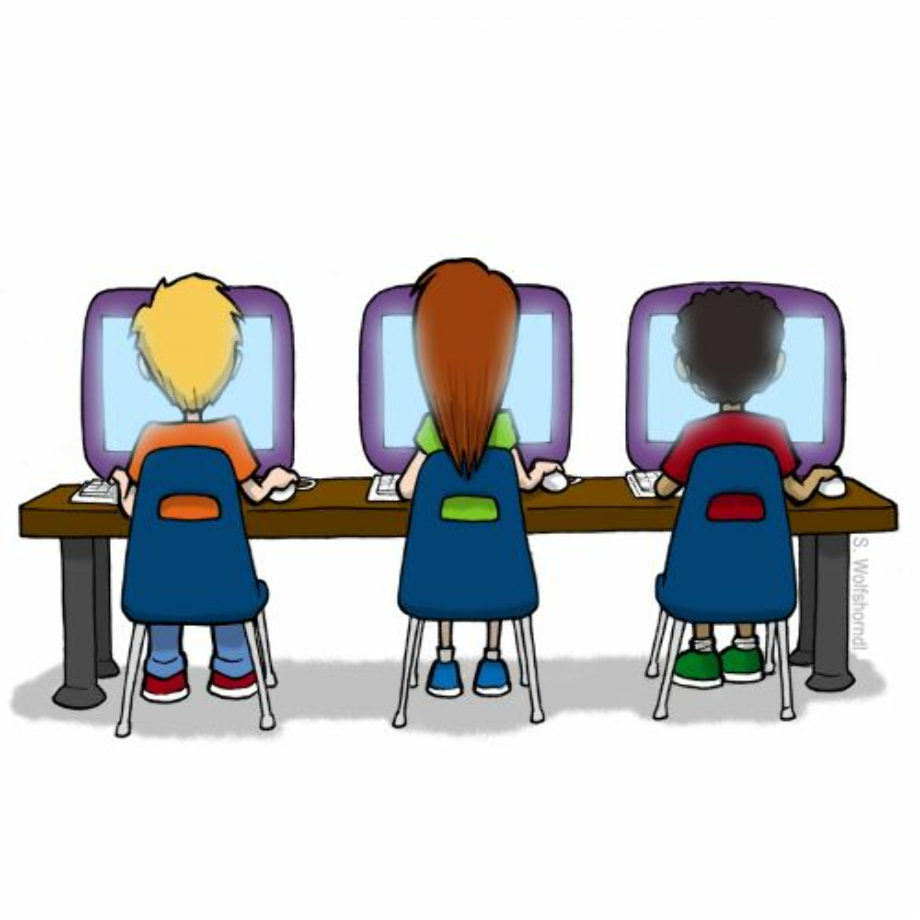 Download High Quality Computer Clipart Student Transparent Png Images