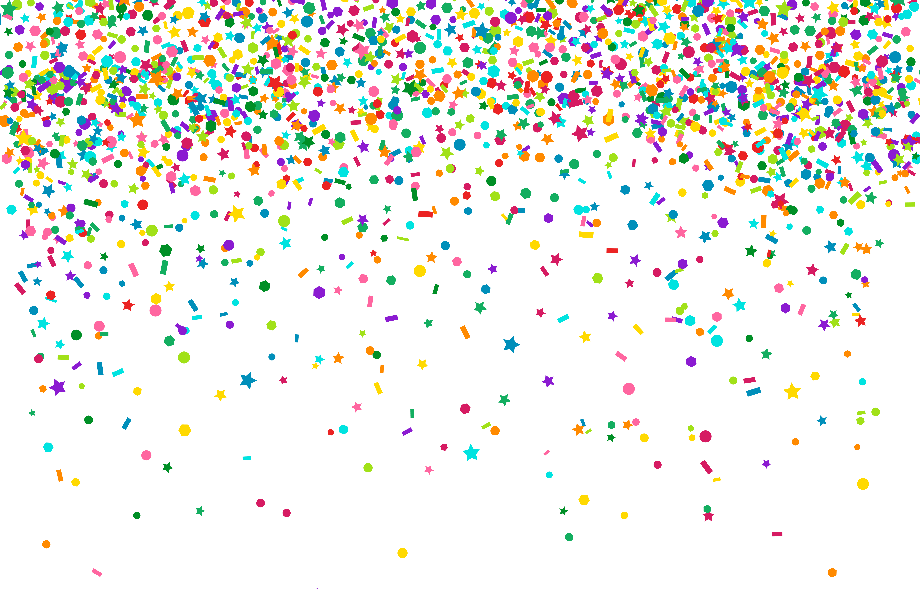 Download High Quality confetti transparent background border