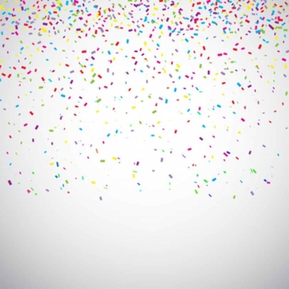 transparent background illustrator confetti effect