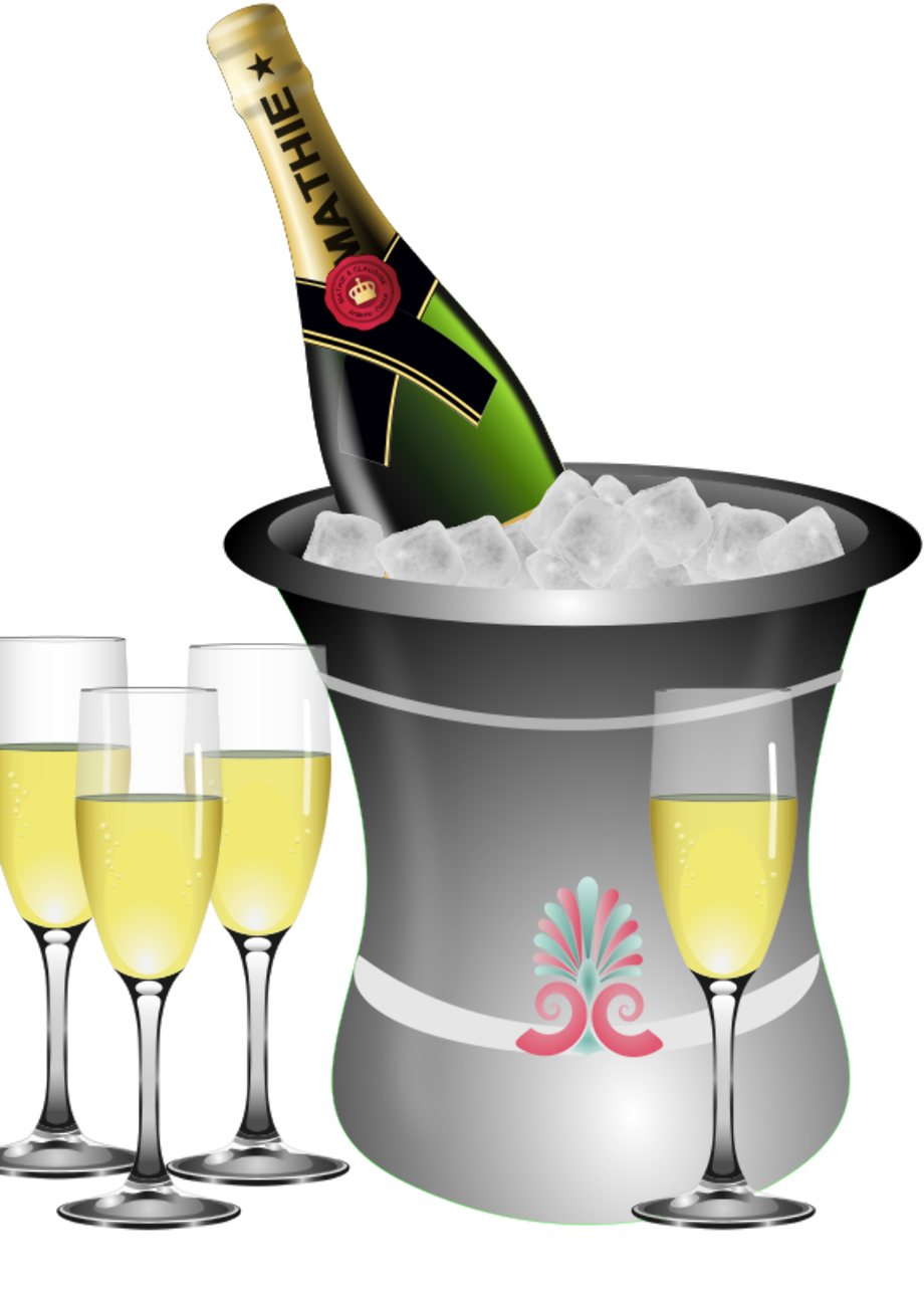 champagne clipart bachelorette