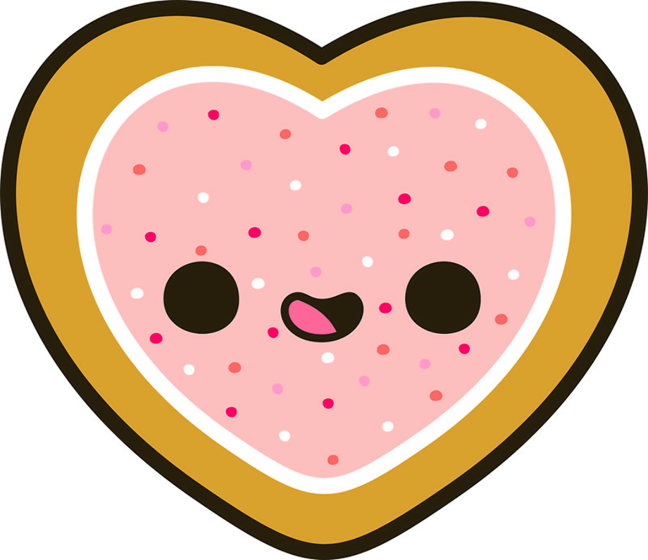 cookie clipart pink