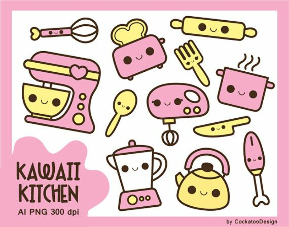 cooking clipart kawaii