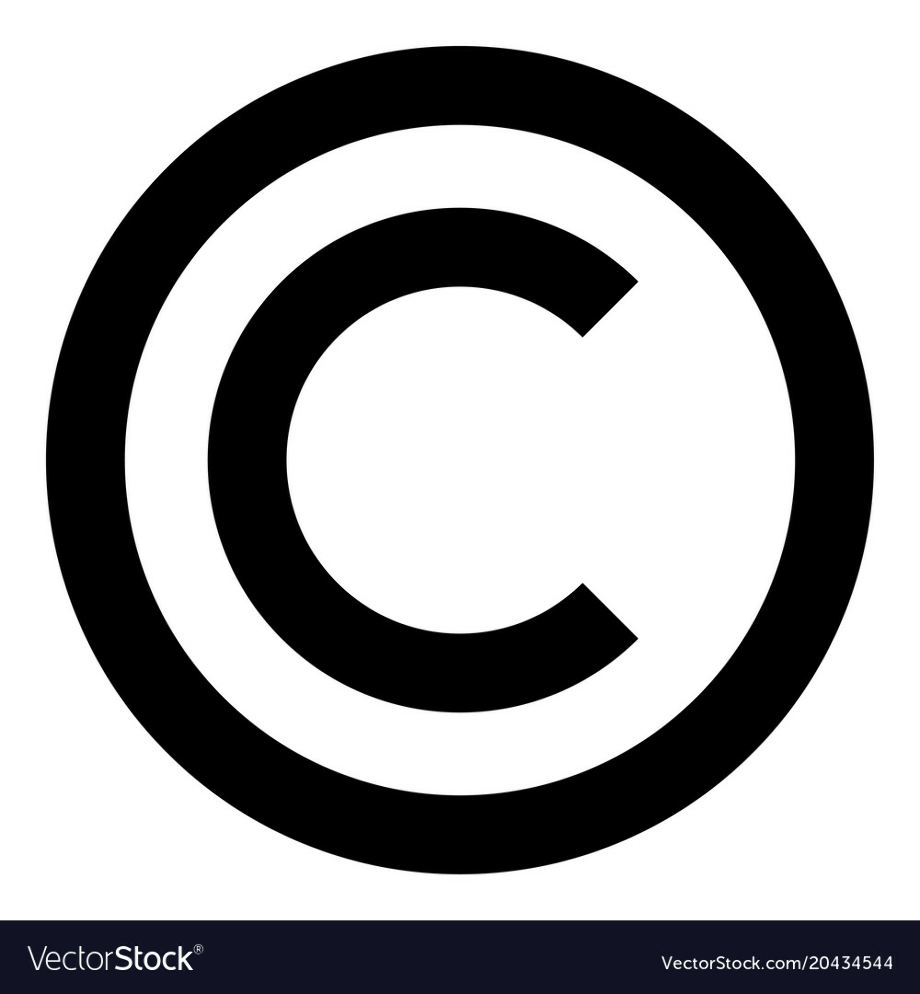 copyright logo vector