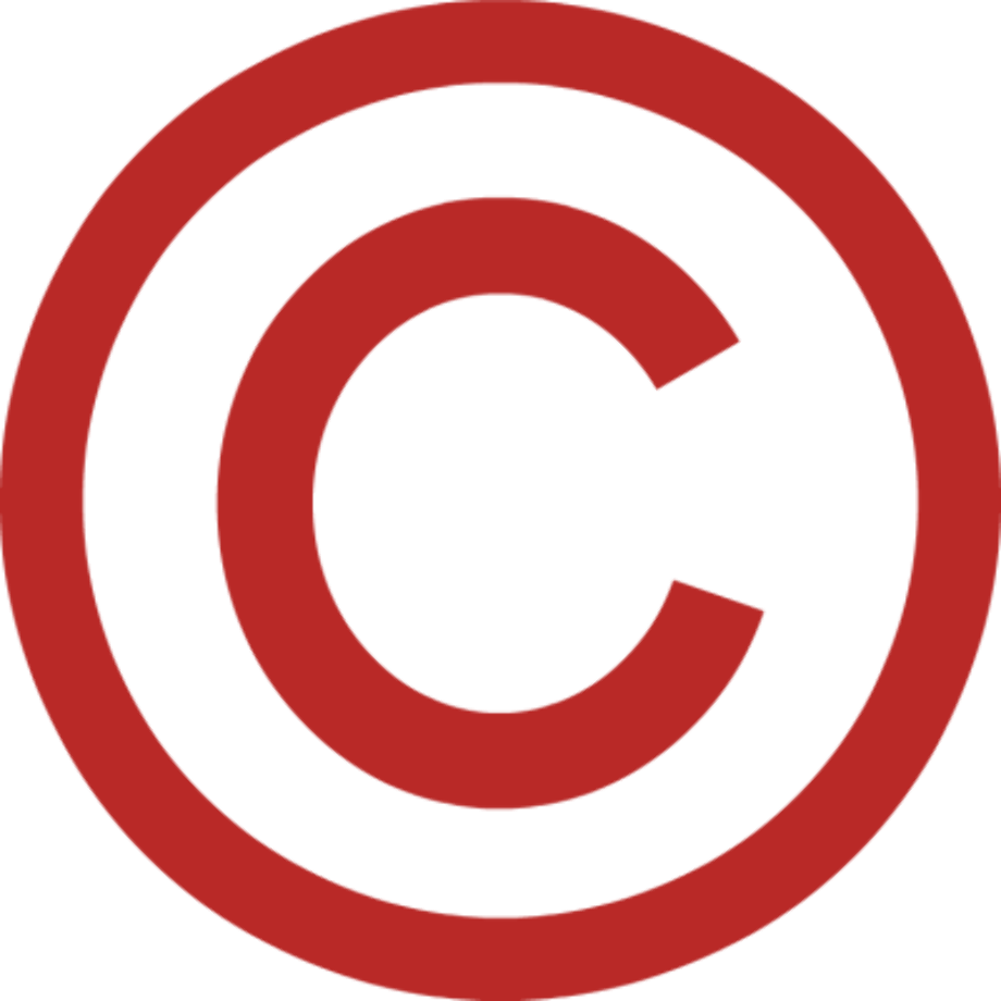 copyright logo red