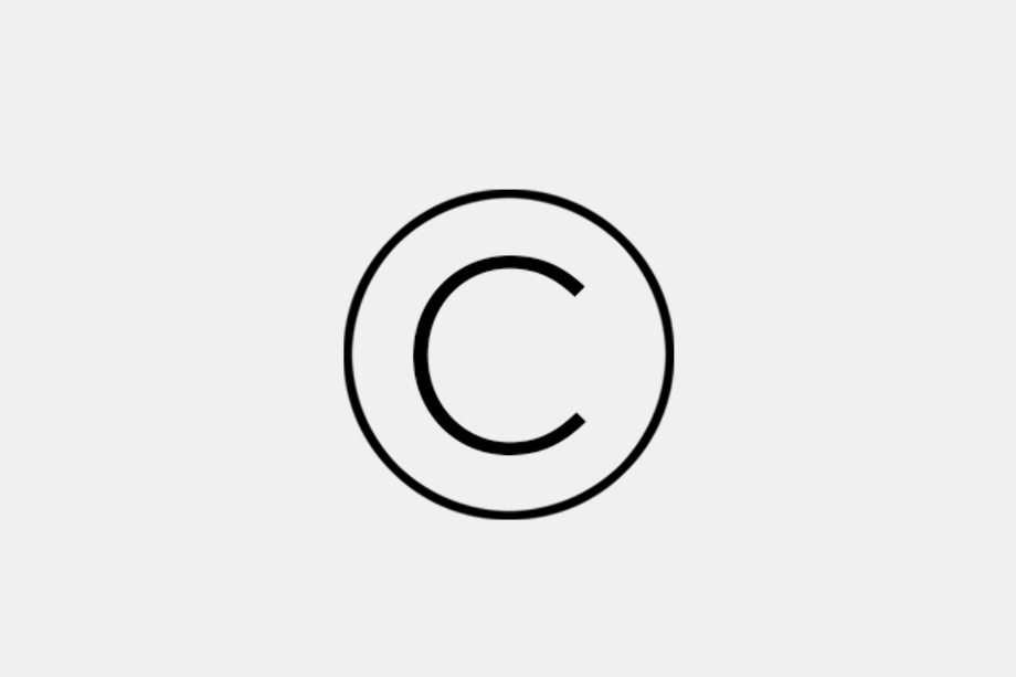 copyright logo symbol