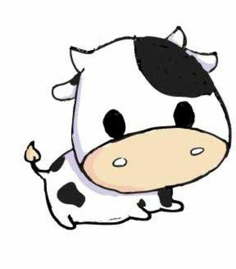 Cow Drawing Cute - Drawing Image