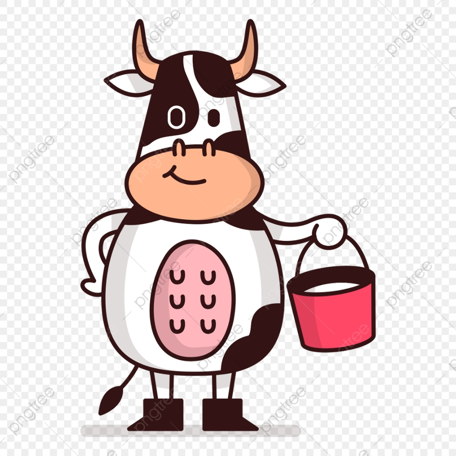 milk clipart cow