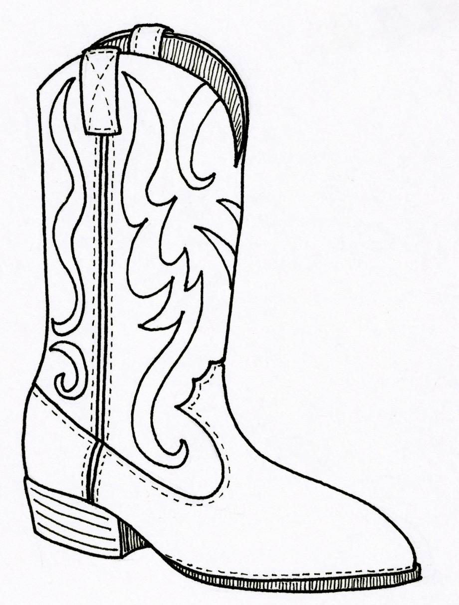 Download High Quality cowboy boots clipart printable Transparent PNG