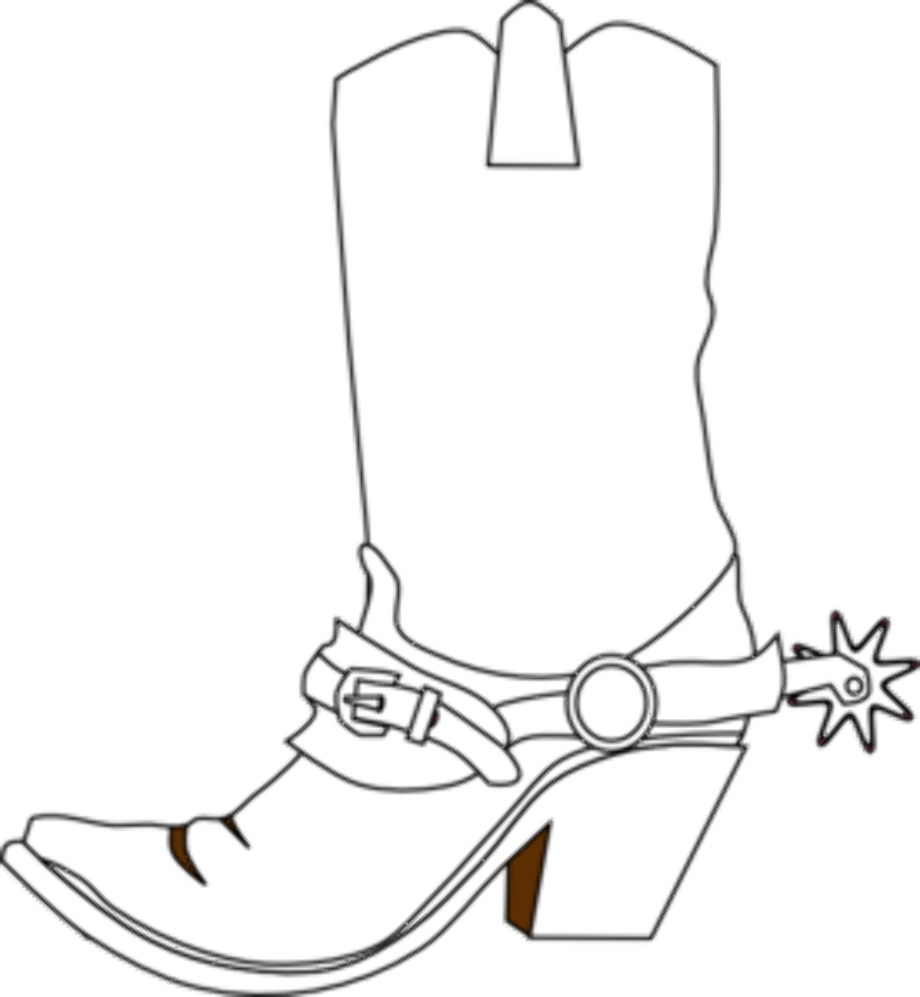 cowboy boots clipart vector