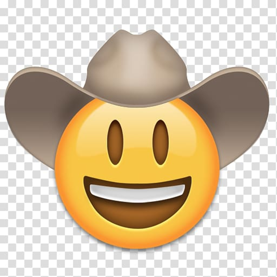 Download High Quality cowboy hat transparent emoji Transparent PNG