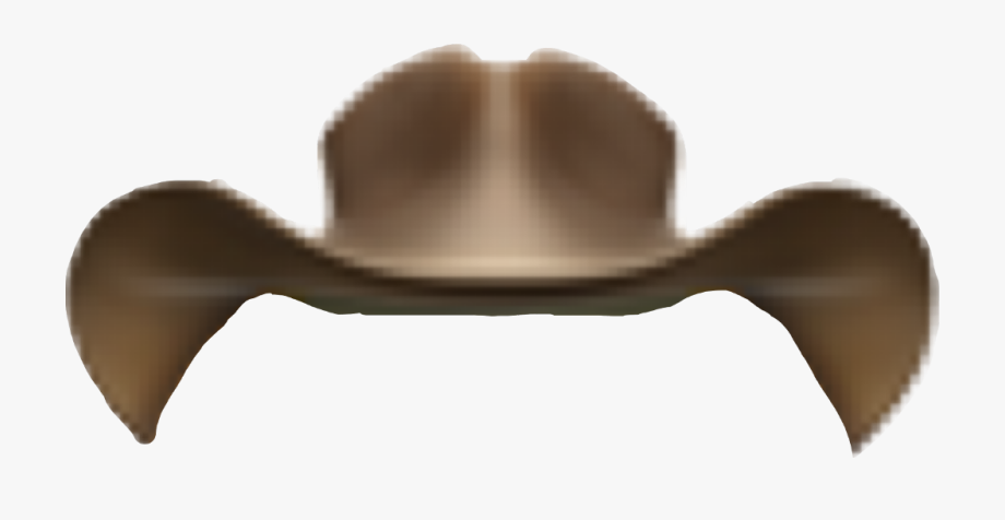 cowboy hat transparent emoji