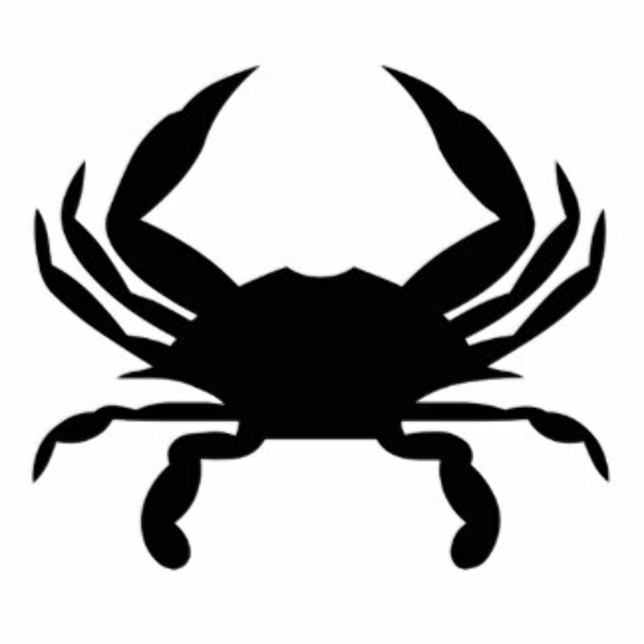 crab clipart silhouette