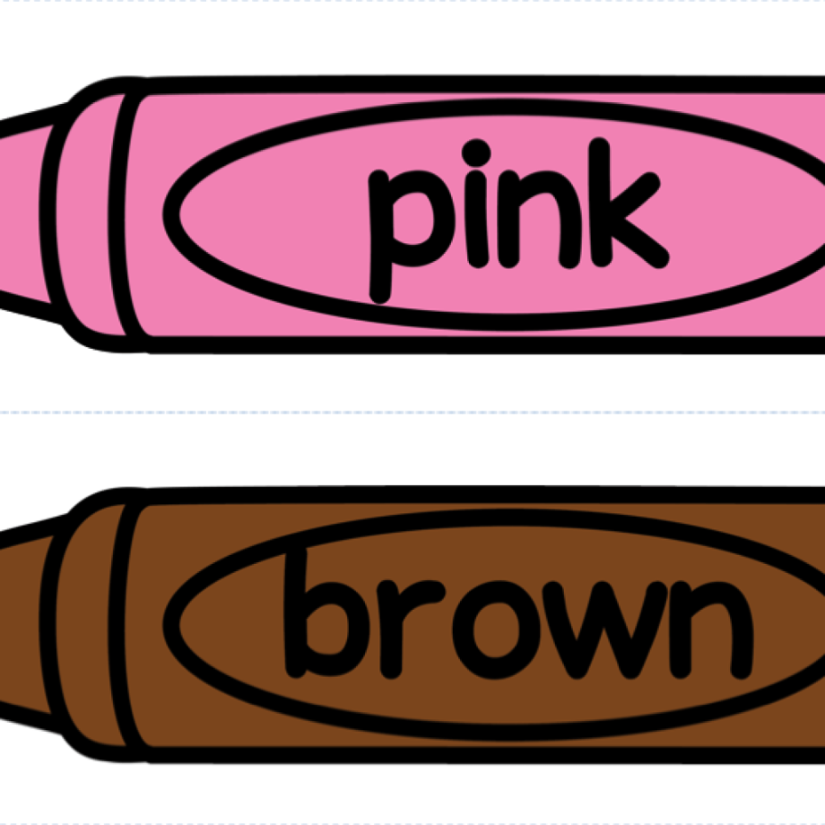 Crayon clipart brown.