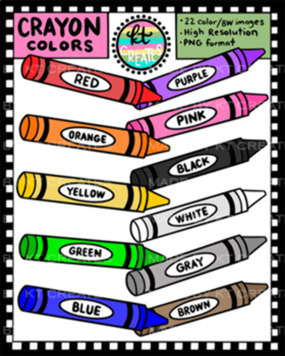 crayon clipart color