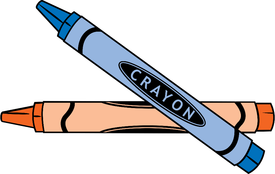 crayons clipart transparent