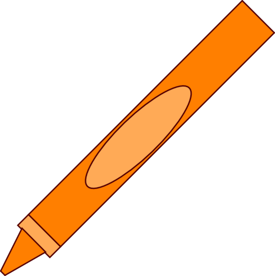 Download High Quality crayon  clipart orange  Transparent 