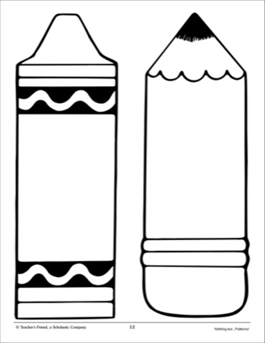 Download High Quality crayons clipart template Transparent PNG Images
