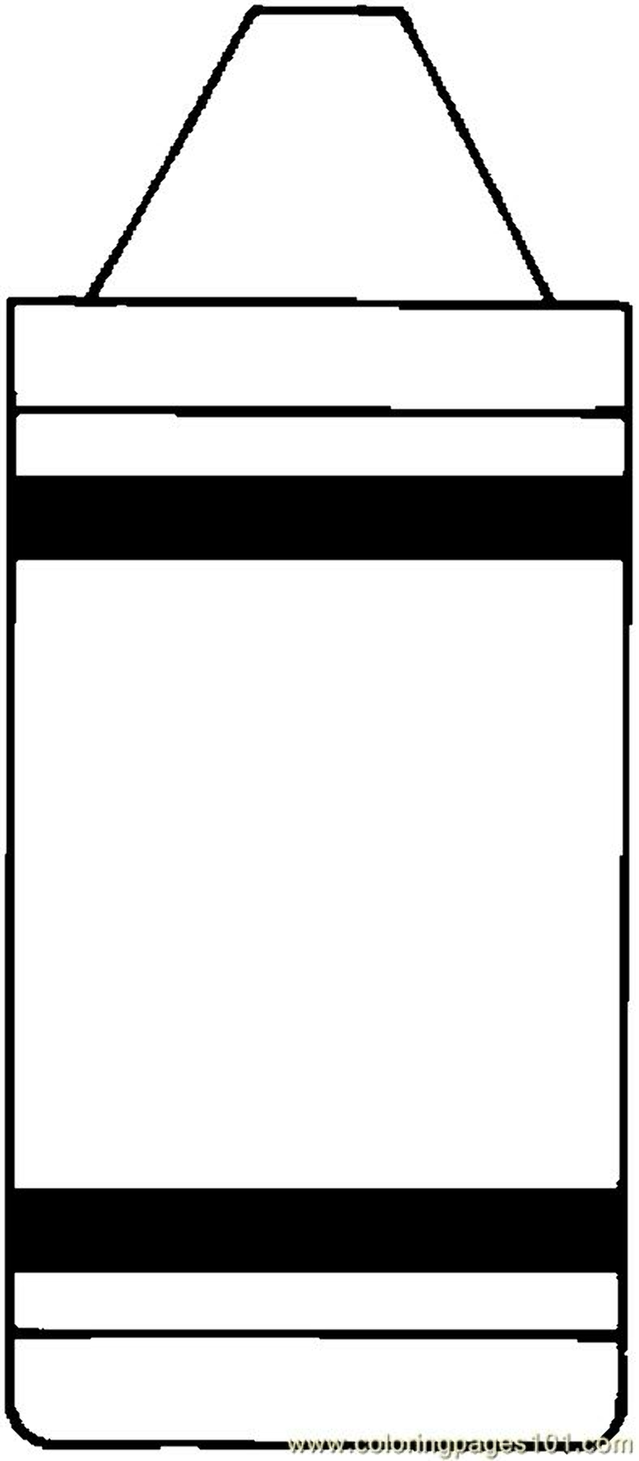 Free Crayon Template Printable