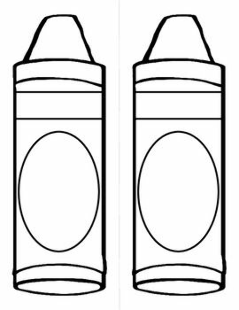 Free Crayon Template Printable